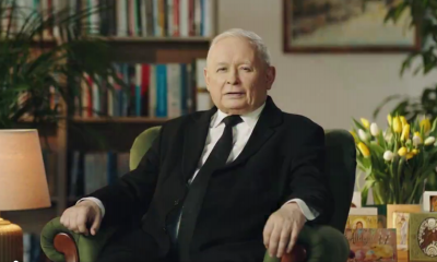 Starszy pan Kaczyński złożył życzenia wielkanocne. Internauci: "Wyjątkowo muszę się zgodzić" [wideo]