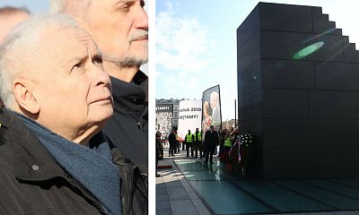 Starszemu panu coś się pomyliło. Kaczyński stwierdził, że "Schody Smoleńskie" to... grób [wideo]