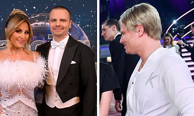 Marcin Hakiel zapuścił włosy? U boku Kaźmierskiej zaprezentował się w bujnej blond grzywie