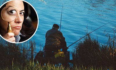 "Mój mąż co tydzień jeździ na ryby. Jeszcze nigdy żadnej nie złowił. A może ta rybka ma jakieś imię?"
