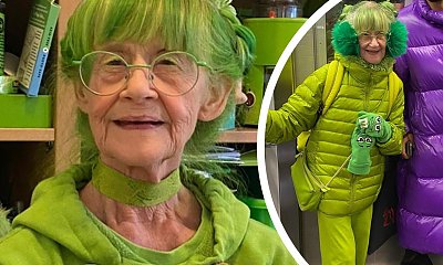 Od 24 lat ubiera się na zielono i uśmiecha do ludzi. To najbardziej niezwykła babcia na świecie