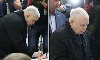 Jarosław zabrał głos po 14 (tuż po wstaniu?). Czy ktoś pokazał mu koniec kolejki? [zdjęcia]