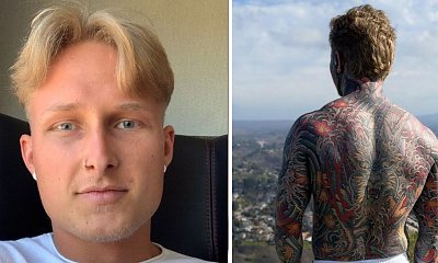 W zaledwie 6 lat pokrył ciało tatuażami w 95%. Niewiarygodne, jak teraz wygląda jego twarz