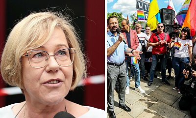 Zakochana Barbara przyszła na marsz w Krakowie. Bez oblubieńca Ryśka [memy]