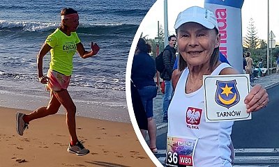 Najszybsza babcia świata Barbara Prymakowska zdobyła mistrzostwo w półmaratonie