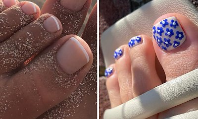 Pedicure hybrydowy to idealny wybór na urlop. 15 najświeższych propozycji