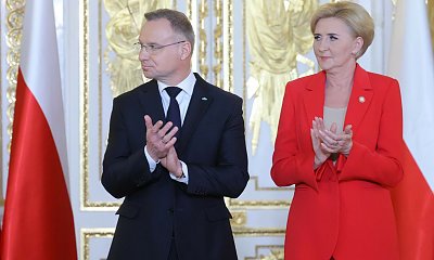 Agata Duda spotkała się z dziećmi. Stylizacja zupełnie niedopasowana do okazji