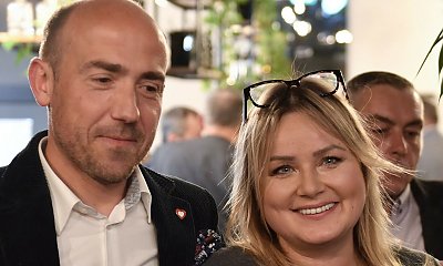 Zadowolony Borysek miał w życiu dużo szczęścia. Działacz może pochwalić się piękną i mądrą żoną [zdjęcia]