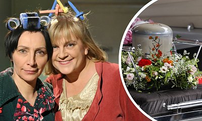Paździochowa łamiącym się głosem w przejmującej przemowie pożegnała Kiepską
