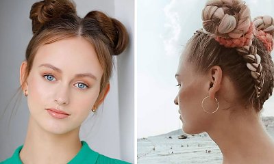 Space buns — modna fryzura, która podbija trendy na lato 2024! Instrukcja krok po kroku