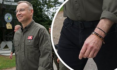 Twardy Andrzej na zielono. Nietypowe bransoletki skradły uwagę [memy]