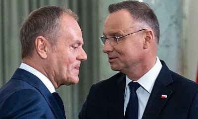 Andrzejek spróbował dosolić wesołemu Donkowi. "Nie strasz, nie strasz"
