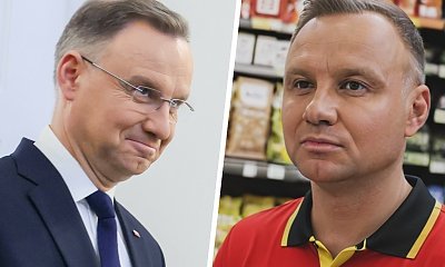 W sklepie, w kawiarni i na stacji - Andrzej Duda jako pracownik miesiąca. "On się cały czas czegoś uczy"