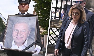 Małgorzata Kidawa-Błońska pożegnała Jerzego Stuhra. Wygłosiła wzruszającą mowę na pogrzebie