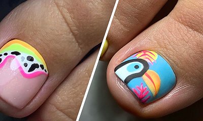 Pedicure hybrydowy — trendy. Modne propozycje na lato 2024