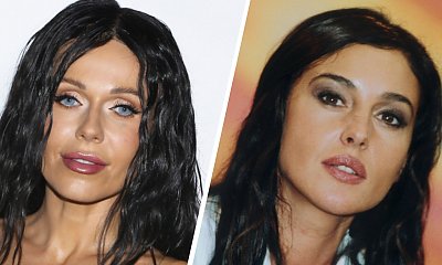 Doda jak Monica Bellucci. W czarnej peruce przypominała włoską piękność