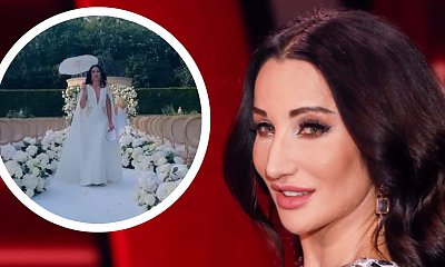 Justyna Steczkowska złamała ślubny dress code. Na weselu znajomej sama wyglądała jak panna młoda
