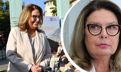 67-letnia Małgorzata to królowa recyklingu. Kremowy garnitur zakłada na każdą okazję