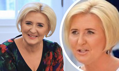 Agata wreszcie idealnie dobrała odcień podkładu. Fluid stopił się z szyją i dekoltem