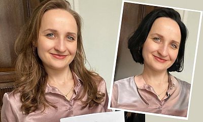 Karina słodka niczym swój mąż. Tępa grzywka, blond bob — we wszystkim wygląda perfekcyjnie [nasze propozycje nowych fryzur]