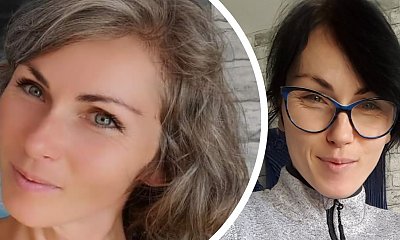 40-letnia Karolina świadomie przestała się farbować. Dziś z dumą nosi księżycowe włosy i doradza innym silwerkom