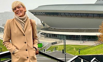 Anita Werner zaliczyła wpadkę w "Faktach". Dosłownie straciła nogi. Są memy