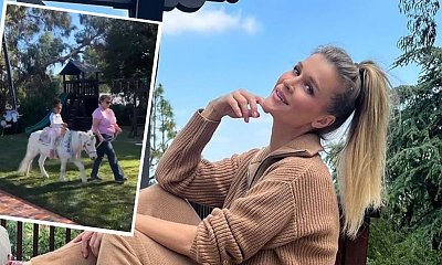 Joanna Krupa świętuje piąte urodziny córki. Był koń przebrany za jednorożca i wielki tort