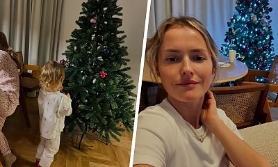 Olga Frycz już gotowa na święta. Pochwaliła się choinką, a pod zdjęciami zawrzało