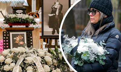 Łamiące serce sceny na pogrzebie Izabeli Wójcik: pożegnały ją koleżanki. Anna Mucha cała we łzach