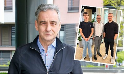 Robert Gonera pochwalił się synami. Obaj urodę odziedziczyli po znanym tacie
