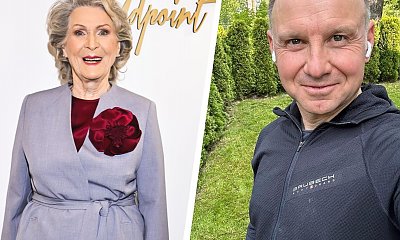 Twardy Andrzej złożył życzenia Irenie Santor z okazji 90. urodzin. Nazwał ją pierwszą lejdi
