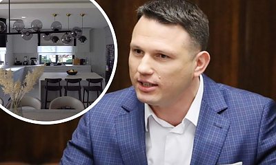 Sławek od grilla mieszka jak król. Złote krany, herb i ściana ze zdjęciami to nie wszystko [wideo]