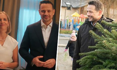 Rafał z małżonką Małgorzatą złożyli życzenia i pokazali wzruszające nagranie świąteczne [wideo]