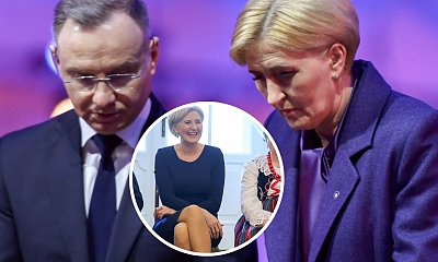 Agata odsłoniła nogi do nieba podczas spotkania ze strażakami. W obcisłej kiecce wygląda zjawiskowo