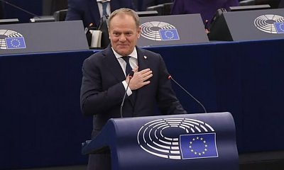 Dumny Donald ogłasza radosną nowinę: "Jest maleństwo, dziewczynka" [wideo]