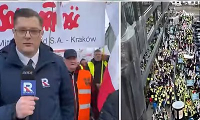 TV "R" znów zaliczyła wtopę. Wszyscy usłyszeli, co nieświadomy wpadki dziennikarz powiedział do ludzi [wideo]