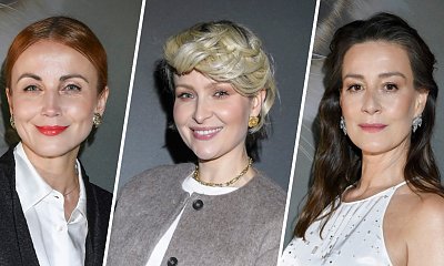 Gwiazdki na koncercie w niefortunnych fatałaszkach. Ostaszewska jak panna młoda, Zielińska w kimonie, a Żukowska jak Zenek Martyniuk