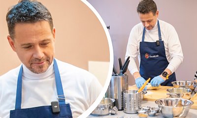 Piękny i robotny Rafał gra z Orkiestrą. Głodne wrażeń fanki licytują, z którą ugotuje obiad