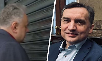 Tomasz Sakiewicz zabarykadował się przed policją roletą antywłamaniową. Tak chronił Zbyszka Zero [wideo i memy]
