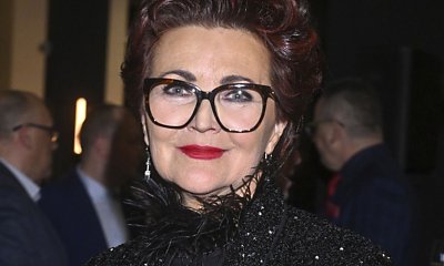 Jolanta od Aleksandra cała błyszczała na Bestsellerach Empiku. Elegancko, ale z pazurem, a usta podkreśliła soczystą czerwienią