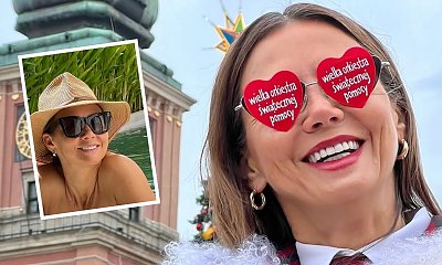 Jak obiecała tak zrobiła. Kinga Rusin rozebrała się do rosołu po sukcesie Jurka [zdjęcia]