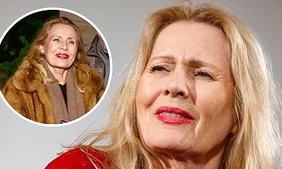 Grażyna Szapołowska wskoczyła w odważny sweterek i popędziła do kina, skrywając go pod futrem. 71-latka odmłodziła się o dwie dekady