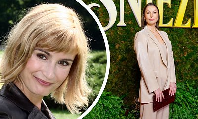 Dawno niewidziana Joanna Brodzik wpadła na premierę i zaskoczyła mocno wyprasowaną buzią
