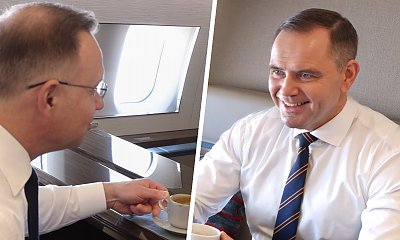 Karol odleciał z Endrju w siną dal, a wszyscy z niedowierzaniem patrzyli tylko na rękaw jego koszuli [zdjęcia]