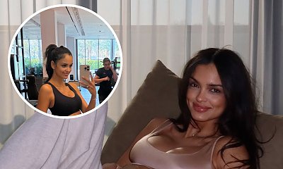 Klaudia El Dursi zrzuciła odzienie i odsłoniła ciążowy brzuszek. "Trzeba podkręcić z treningami, bo będę się kulać"