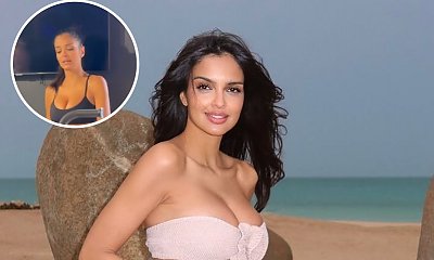 Klaudia El Dursi z ciążowym brzuszkiem (i nie tylko) na wierzchu wylewa siódme poty na siłowni