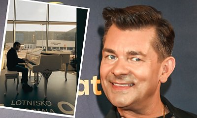 Zenek Martyniuk dał popis talentu na lotnisku. "Jak do tego doszło, nikt nie wie" [wideo]
