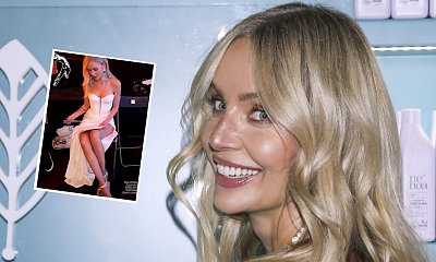Agnieszka Woźniak-Starak zadała szyku w opinającym gorseciku. Blond piękność ukazała nogi jak do nieba