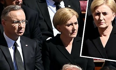 Agata i Andrzej na pogrzebie Franciszka. Pierwsza dama zdaniem ekspertki zapomniała o jednej rzeczy