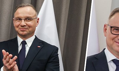 Andrzej ma nowe, czarne okulary. Porównujemy, w której wersji wygląda lepiej [zdjęcia kiedyś i dziś]